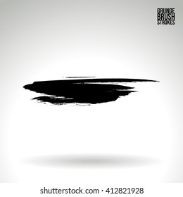 Brush stroke and texture. Vector design.
