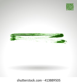 Brush stroke and texture. Vector design.