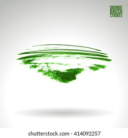 Brush stroke and texture. Vector design.