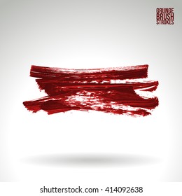 Brush stroke and texture. Vector design.
