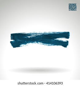 Brush stroke and texture. Vector design.