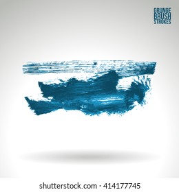 Brush stroke and texture. Vector design.