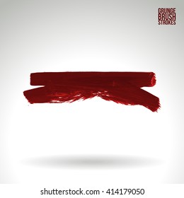 Brush stroke and texture. Vector design.