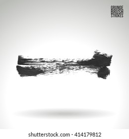 Brush stroke and texture. Vector design.