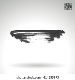 Brush stroke and texture. Vector design.