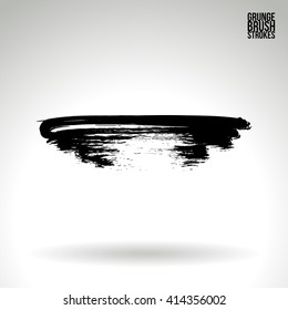 Brush stroke and texture. Vector design.