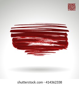 Brush stroke and texture. Vector design.