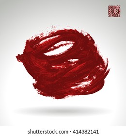 Brush stroke and texture. Vector design.