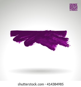 Brush stroke and texture. Vector design.