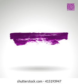 Brush stroke and texture. Vector design.