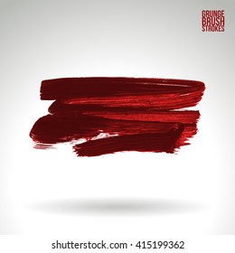 Brush stroke and texture. Vector design.