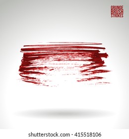 Brush stroke and texture. Vector design.