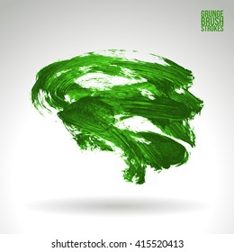 Brush stroke and texture. Vector design.