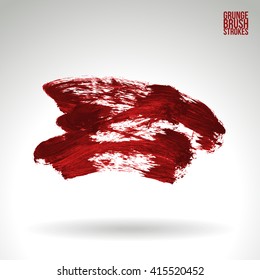 Brush stroke and texture. Vector design.