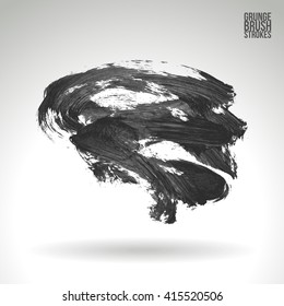 Brush stroke and texture. Vector design.