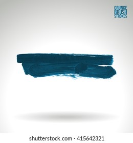 Brush stroke and texture. Vector design.