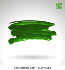 Brush stroke and texture. Vector design.