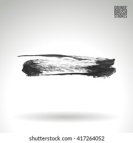 Brush stroke and texture. Vector design.