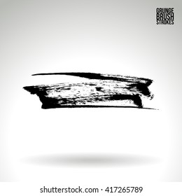 Brush stroke and texture. Vector design.