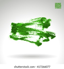 Brush stroke and texture. Vector design.