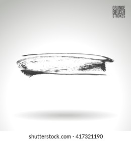 Brush stroke and texture. Vector design.