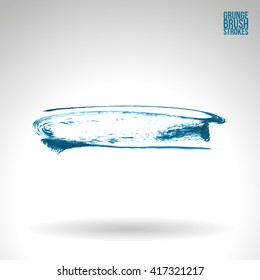 Brush stroke and texture. Vector design.