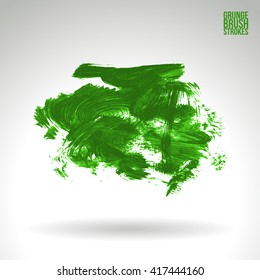 Brush stroke and texture. Vector design.