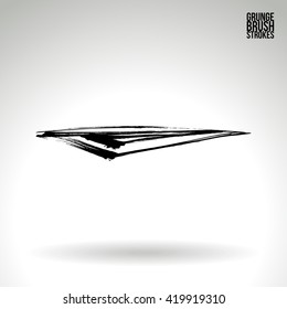 Brush stroke and texture. Vector design.