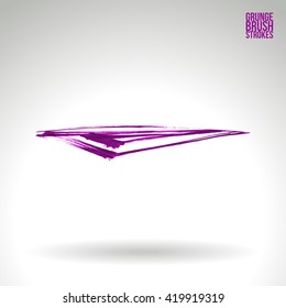 Brush stroke and texture. Vector design.