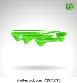 Brush stroke and texture. Vector design.