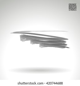 Brush stroke and texture. Vector design.