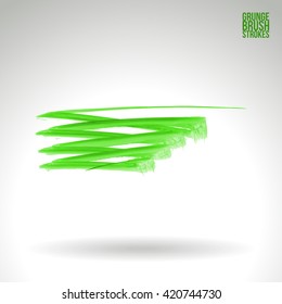 Brush stroke and texture. Vector design.