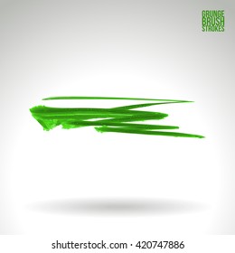 Brush stroke and texture. Vector design.