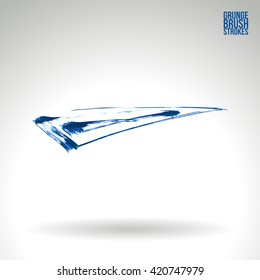 Brush stroke and texture. Vector design.