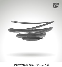 Brush stroke and texture. Vector design.