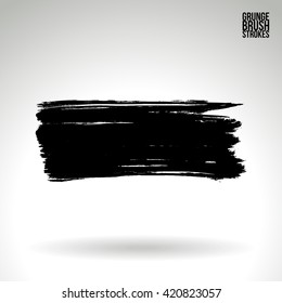 Brush stroke and texture. Vector design.