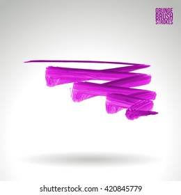 Brush stroke and texture. Vector design.