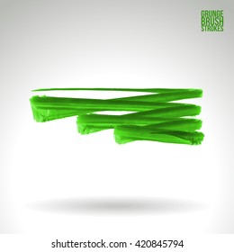 Brush stroke and texture. Vector design.