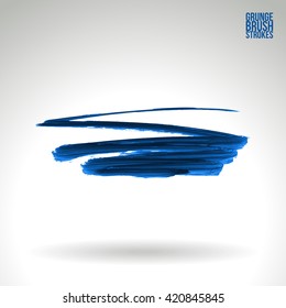 Brush stroke and texture. Vector design.