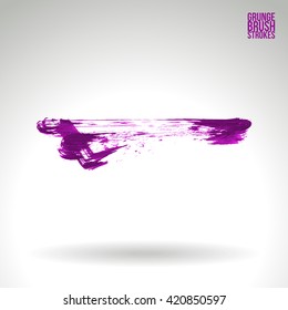 Brush stroke and texture. Vector design.