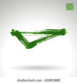 Brush stroke and texture. Vector design.