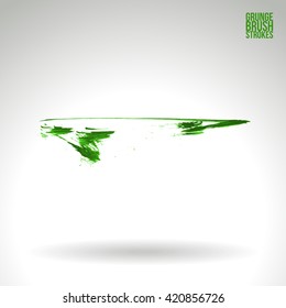 Brush stroke and texture. Vector design.