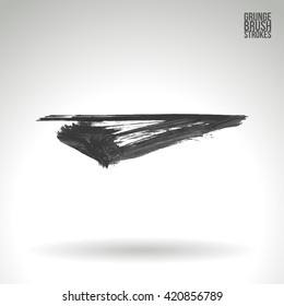 Brush stroke and texture. Vector design.