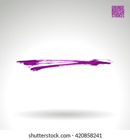 Brush stroke and texture. Vector design.