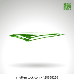 Brush stroke and texture. Vector design.