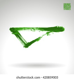 Brush stroke and texture. Vector design.