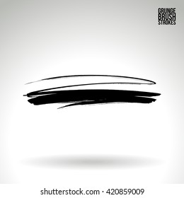 Brush stroke and texture. Vector design.