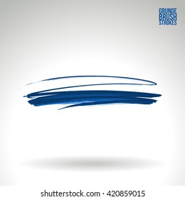 Brush stroke and texture. Vector design.