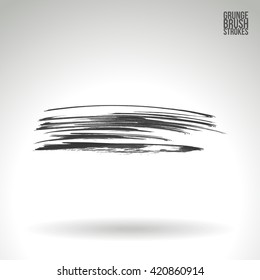 Brush stroke and texture. Vector design.