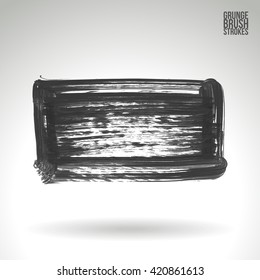 Brush stroke and texture. Vector design.